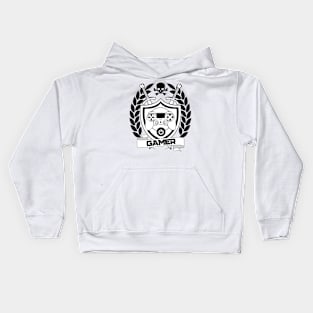 gamer emblem - gaming Kids Hoodie